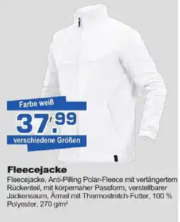 Bauzentrum Hofacker Fleecejacke Angebot
