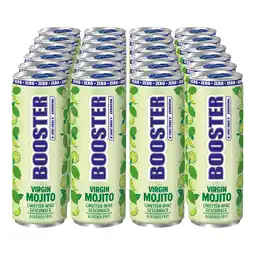 Netto Marken-Discount Booster Energy Drink Mojito 0,33 Liter Dose, 24er Pack Angebot