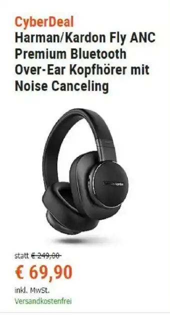 Cyberport Harman/Kardon Fly ANC Premium BT Over-Ear Kopfhorer mit Noise Canceling Angebot