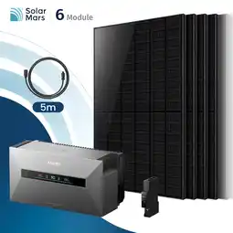 Netto Marken-Discount Solarmars 3000W Balkonkraftwerk mit Speicher, Anker SOLIX Solarbank MAX,7kWh - Ohne Halterung Angebot