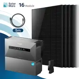 Netto Marken-Discount Solarmars 8000W Balkonkraftwerk mit Speicher, Anker SOLIX Solarbank MAX + 2x BP7000 - Ohne Halterung Angebot