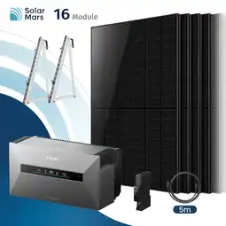 Netto Marken-Discount Solarmars 8000W Balkonkraftwerk mit Speicher, Anker SOLIX Solarbank MAX,7kWh - Mit Balkon halterung Angebot