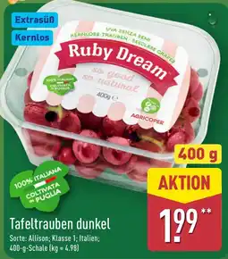 Aldi Nord Ruby Dream Tafeltrauben dunkel Angebot
