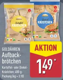 Aldi Nord GOLDÄHREN Aufbackbrötchen Angebot