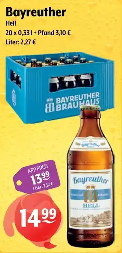 Getränke Hoffmann Bayreuther Hell Angebot