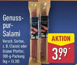 Aldi Nord Genuss-pur-Salami Angebot
