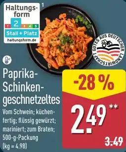 Aldi Nord Paprika-Schinken-geschnetzeltes Angebot
