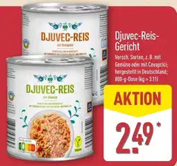 Aldi Nord Djuvec-Reis Angebot