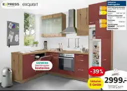 ROLLER express kochen exquisit Küchenzeile Angebot