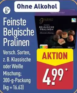 Aldi Nord GOURMET BELGISCH PRALINEN Angebot