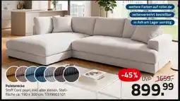 ROLLER Polsterecke Angebot