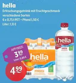 Getränke Hoffmann hella Erfrischungsgetränk mit Fruchtgeschmack Angebot
