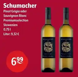Getränke Hoffmann Schumacher Pinot Grigio oder Sauvignon Blanc Premiumselection Angebot