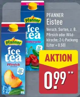 Aldi Nord Pfanner Ice Tea Angebot
