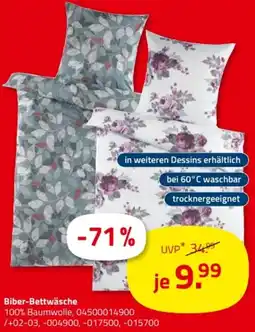 ROLLER Biber-Bettwäsche Angebot