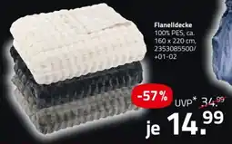 ROLLER Flanelldecke Angebot
