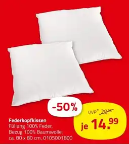 ROLLER Federkopfkissen Angebot