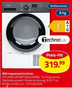 ROLLER Technolux Wärmepumpentrockner Angebot