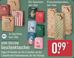Aldi Nord HOME CREATION Geschenktaschen Angebot