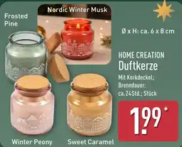 Aldi Nord HOME CREATION Duftkerze Angebot