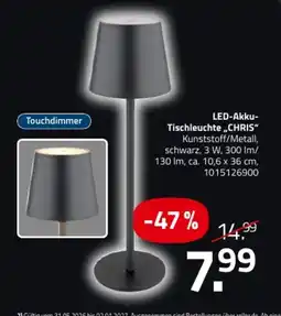 ROLLER LED-Akku-Tischleuchte „CHRIS“ Angebot