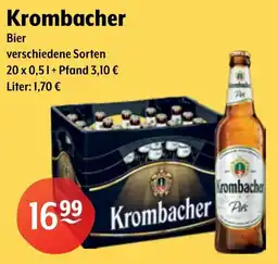 Getränke Hoffmann Krombacher Bier Angebot