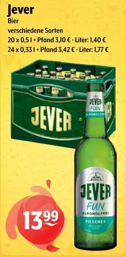Getränke Hoffmann Jever Bier Angebot