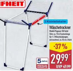 Aldi Nord Wäschetrockner Pegasus 150 Solid Slim Angebot