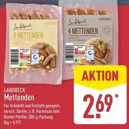 Aldi Nord Landbeck Mettenden Angebot