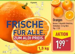 Aldi Nord Orangen Angebot