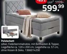 ROLLER Polsterbett silber Angebot