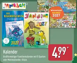 Aldi Nord JANOSCH Kalender Angebot
