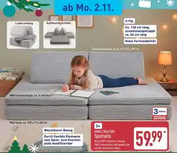 Aldi Nord HOME CREATION Spielsofa Angebot