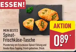 Aldi Nord MEIN BESTES Spinat-Frischkäse-Tasche Angebot