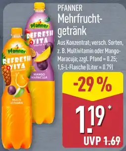 Aldi Nord Pfanner Mehrfrucht-getränk Angebot