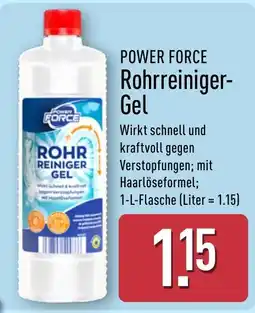 Aldi Nord POWER FORCE Rohrreiniger-Gel Angebot