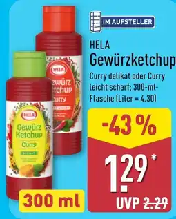 Aldi Nord HELA Gewürzketchup Curry Angebot