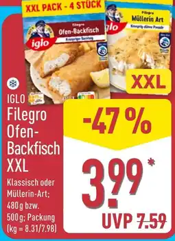 Aldi Nord IGLO Filegro Ofen-Backfisch Angebot