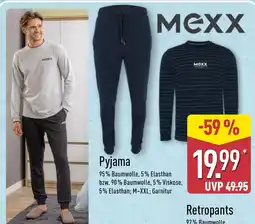Aldi Nord MEXX Pyjama Angebot