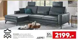 porta ECKSOFA, echtes Leder Angebot