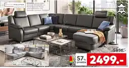 porta SYSTEMPOLSTER ECKSOFA, echtes Leder Angebot