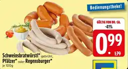 Edeka Schweinsbratwürstl* Angebot