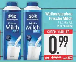 E-Center Weihenstephan Frische Milch Angebot