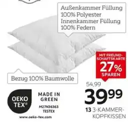 XXXLutz 13 3-KAMMER-KOPFKISSEN Angebot