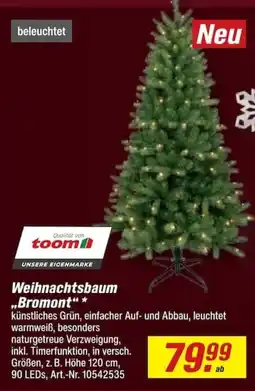 toom Baumarkt Weihnachtsbaum "Bromont" Angebot