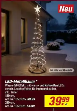 toom Baumarkt LED-Metallbaum Angebot