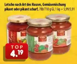 Mix Markt Letscho nach Art des Hauses, Gemüse Angebot