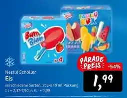KONSUM Nestlé Schöller Eis Angebot