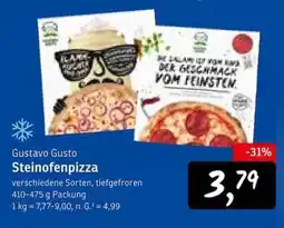 KONSUM Gustavo Gusto Steinofenpizza Angebot