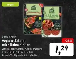 KONSUM Billie Green Vegane Salami Angebot